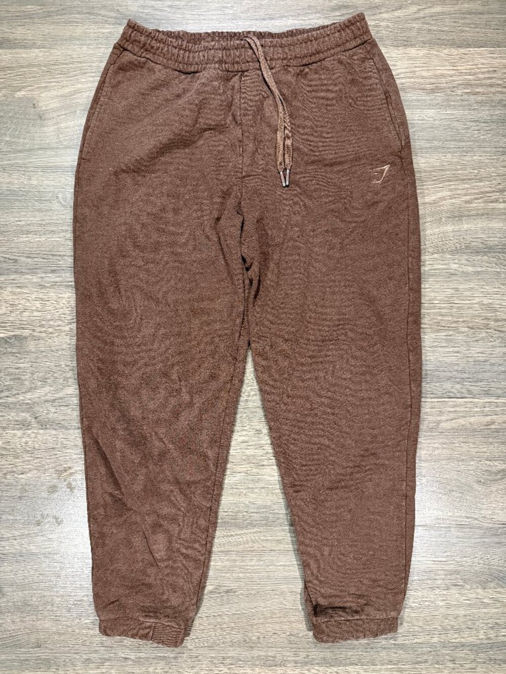 Gymshark Men's Crest Joggers - Brown